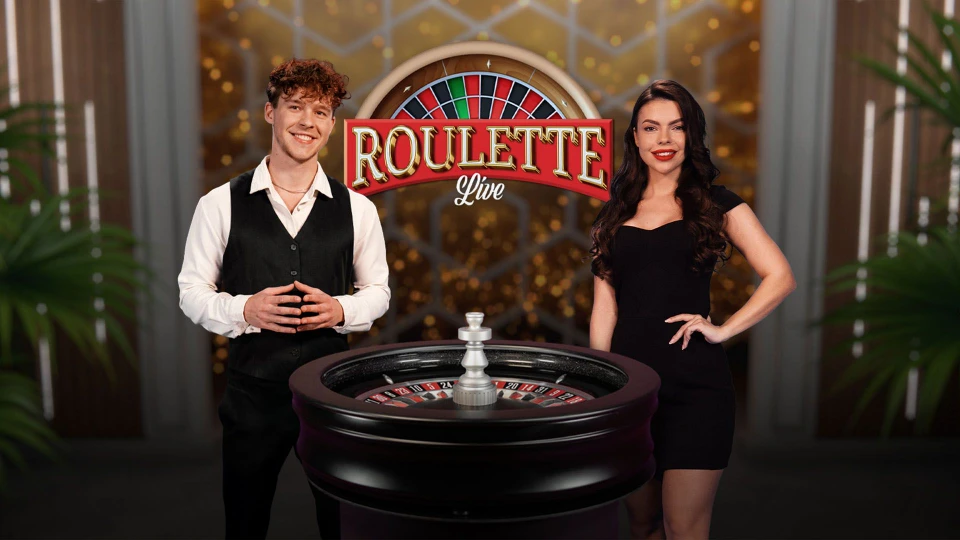 Live roulette game